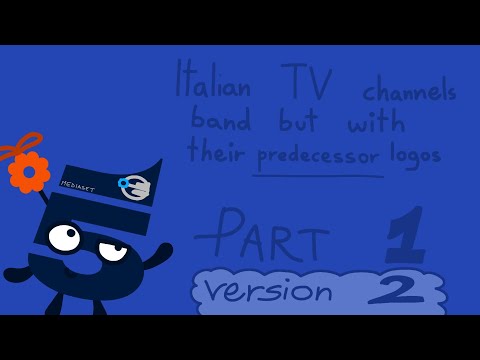 Italian TV Channels Band But With Their Predecessor Logos V2, but what if Rai 3 is jolly? (Re-Fixed)