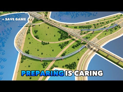 Pre-Planning Rail and Highway Infrastructure for Future Expansions is KEY! | Cities: Skylines
