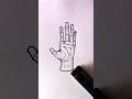 How to Draw Hands (Without Losing Your Mind) #foryou #drawing #art #howtodraw #shorts #easydrawing