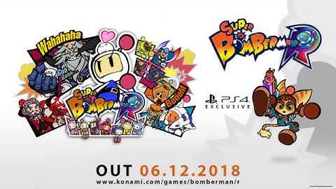 Super Bomberman R on PlayStation with Exclusive Ratchet and Clank Character!