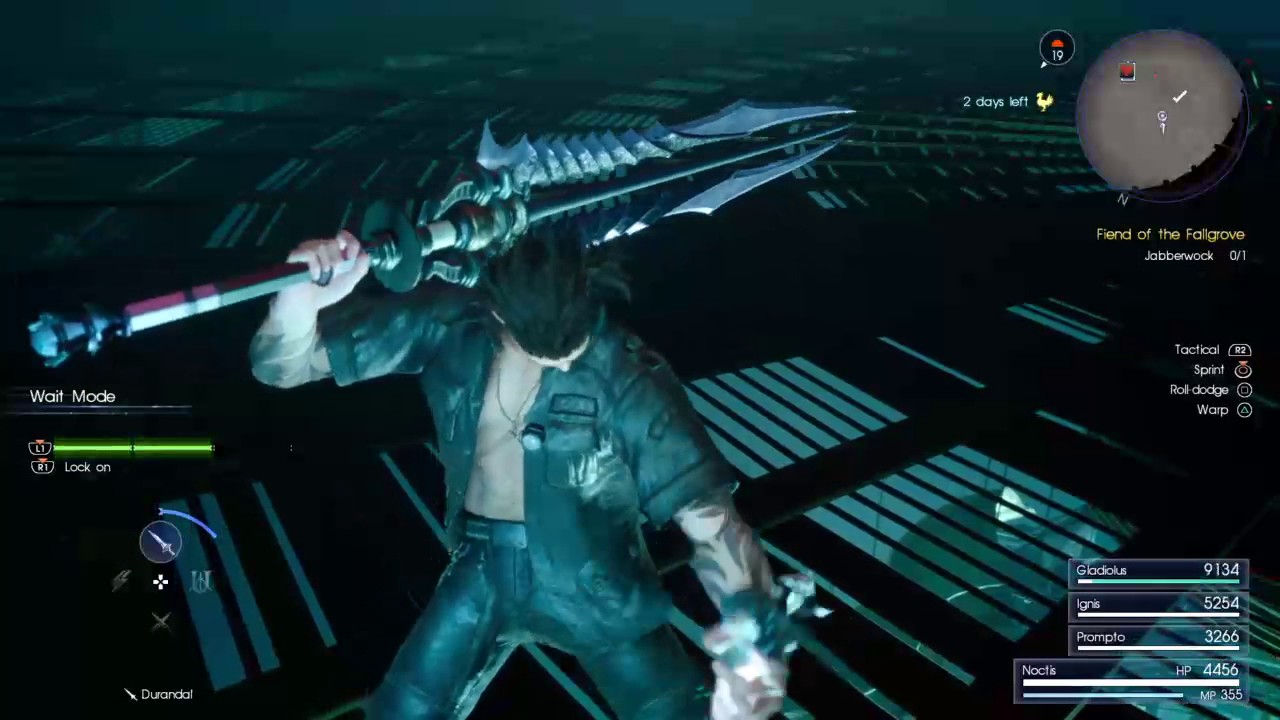 Jabberwock Boss FFXV (Castlemark Tower) YouTube