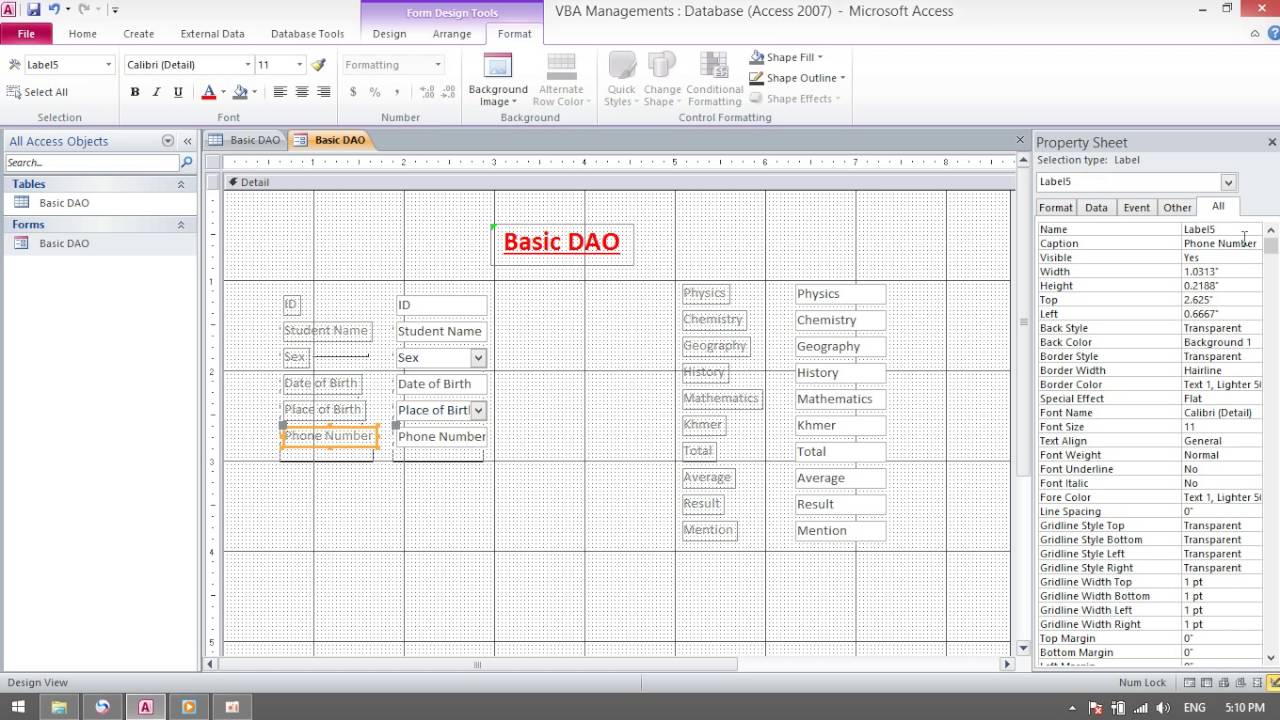 How to Set Form Data Type on VBA - YouTube