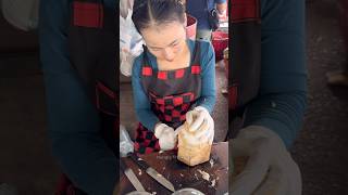 Only 1 USD Coconut , Coconut Peeling Cutting Skill -Fruits Cutting Skill