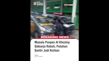 Musala Pondok Pesantren Al Khoziny Ambruk #beritasatu