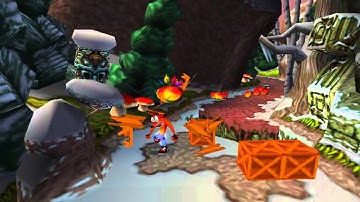 Crash Bandicoot 2: Cortex Strikes Back (PAL) 100% Walkthrough #028 Level 17: Diggin