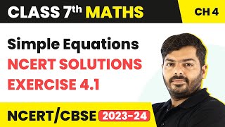 Class 7 Maths Chapter 4 Exercise 4.1 | Simple Equations | Class 7 Maths