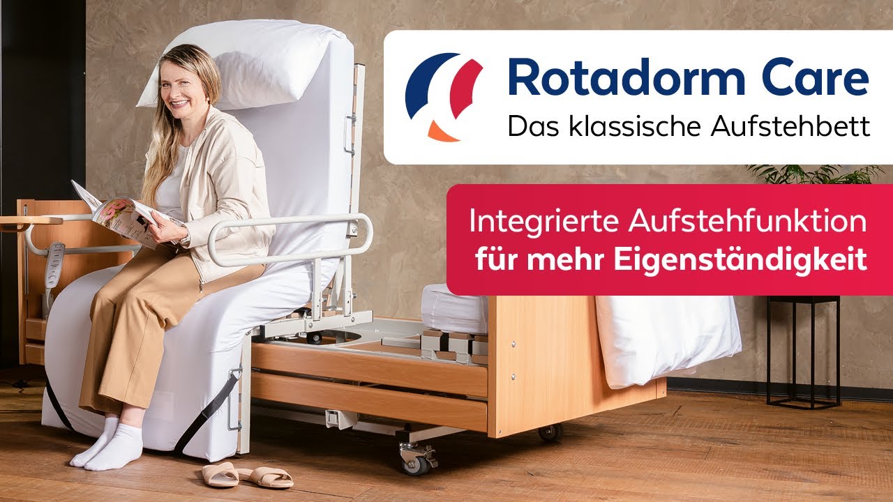 ISKOmed | Rotadorm Care - das Pflegebett mit integrierter Aufstehfunktion