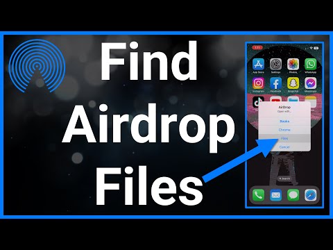 ვიდეო: ვერ იპოვით airdropped ფოტოებს iphone-ზე?