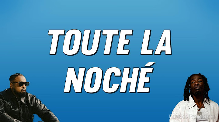ALONZO - Toute la noché ft. Gazo (Paroles)