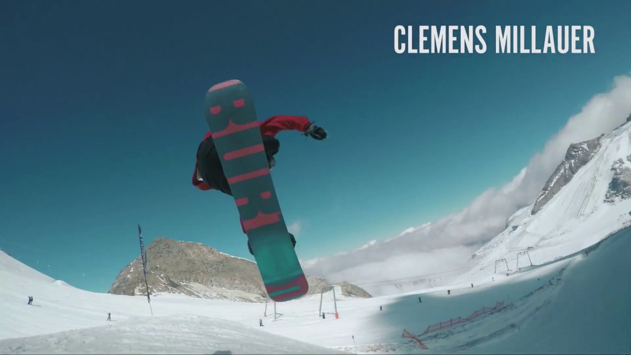 Top to Bottom: Clemens Millauer at Hintertux