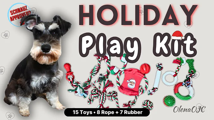 Christmas/Holiday Dog Toy Set (15-Pack) for Playful Pups — I Let My Pup Choose!