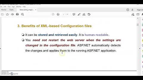 ASP NET Web Config file concept