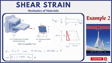 Shear Strain Example 2 - Mechanics of Materials