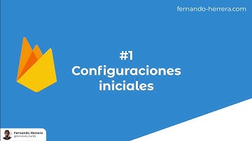 01- Configuraciones de Firestore