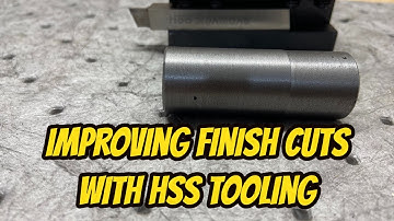 Improving finish cuts with HSS, Bigger Grind Radius and using custom cutting fluid on the Mini Lathe