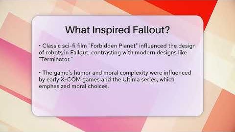What Inspired Fallout? - The SciFi Reel