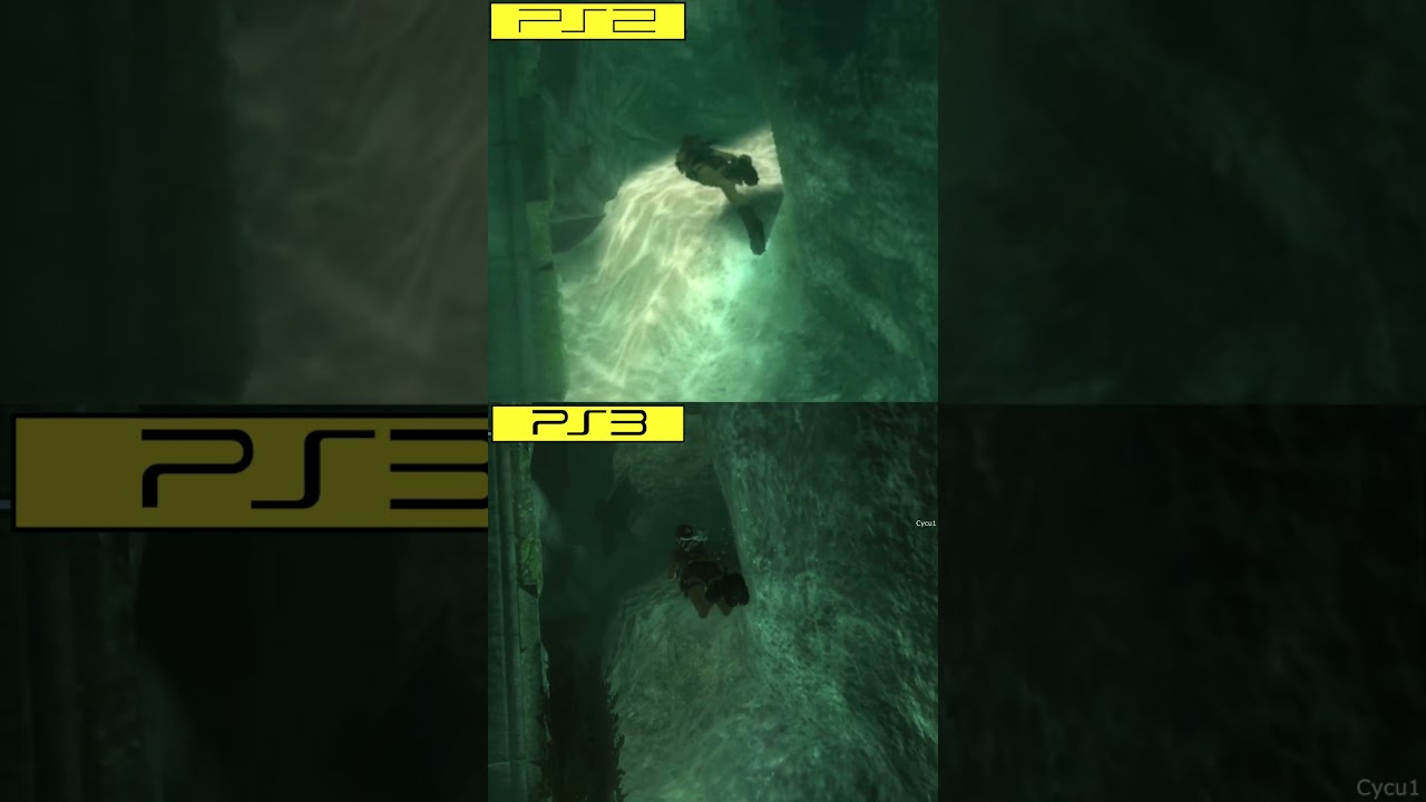 Tomb Raider Legend PS2 vs PS3 Graphics Comparison