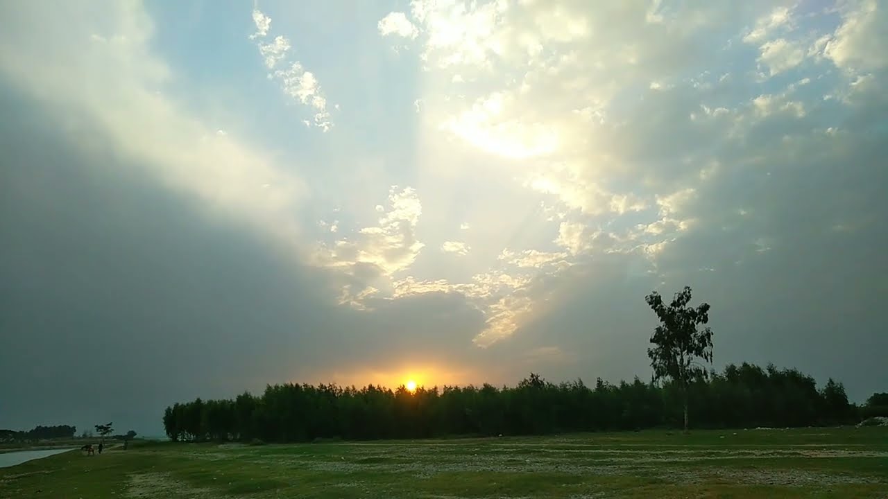 Beautiful Sunset view from Indus River 💖 Arifana Travels