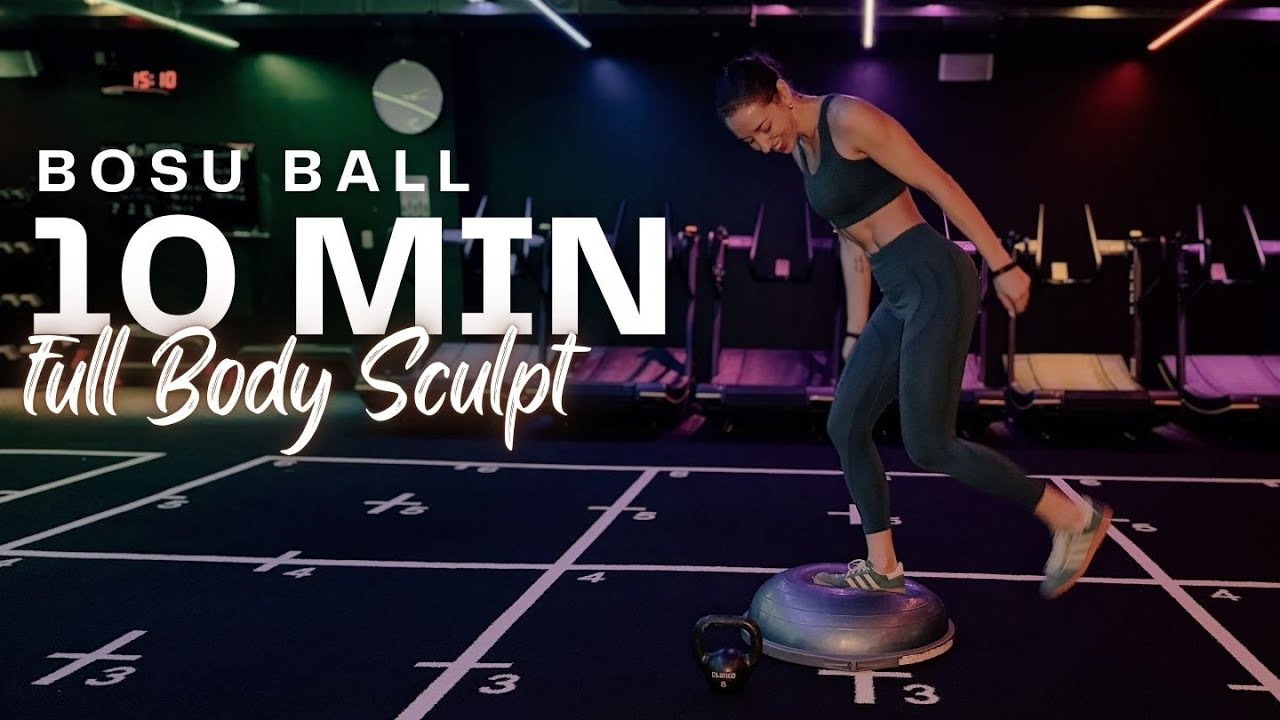 🔥 10-Min BOSU Ball Full-Body Workout | Strength, Balance & Burn!