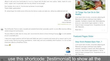 Reward WordPress themes creating a testimonial page tutorial