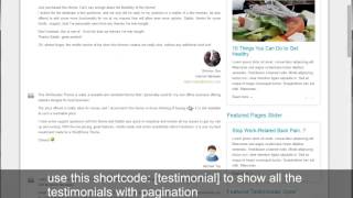 Famous Reward WordPress themes creating a testimonial page tutorial Net Worth