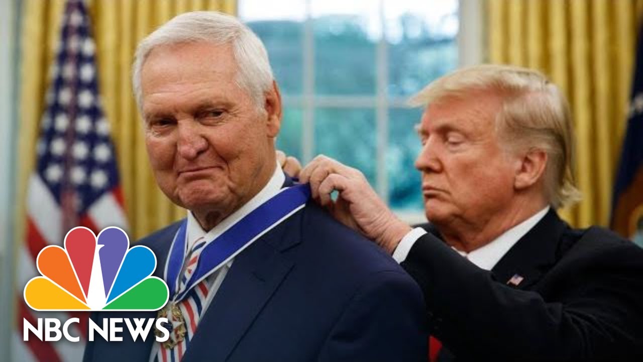 Trump Presents Basketball Legend Jerry West With Medal Of Freedom | NBC News