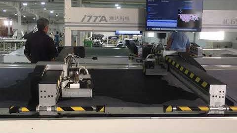 ITTA IC650DH Leather Autocutter (two working area & two asynchronous cutting head)