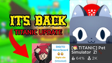 PET SIMULATOR Z IS BACK WITH DIGITO HOVERBOARD AND MORE!