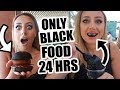 I only ate BLACK FOODS for 24 HOURS (i cant believe this happened to me!!! 💩)