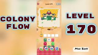 Colony Flow Level 170 Walkthrough 🐜 | Ant Colony Puzzle Gameplay | Mini Boss