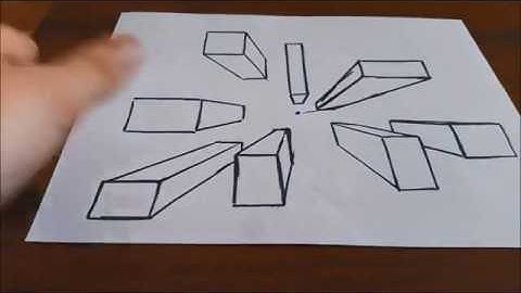 1-Point Perspective, Rectangular Prism