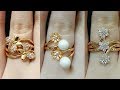 Beautiful Gold /Pearl & Diamond Ring Collection