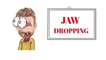 English Tutor Nick P Adjective  Phrase (127) Jaw-Dropping - Origin (Animated)