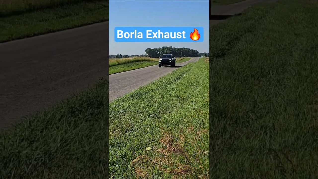 New Borla Exhaust Sounds Awesome in Ranger Raptor🔥