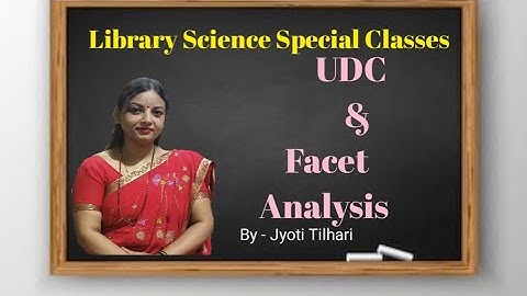 UDC and Facet Analysis