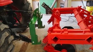 DIY Converting 3 point Tractor implement to quick attach or imatch