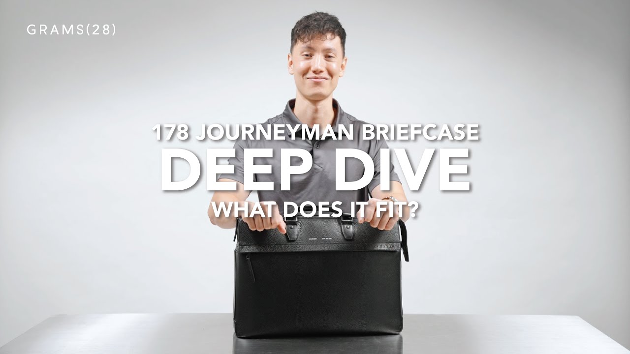 178 Journeyman Briefcase Overview | GRAMS28