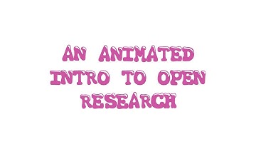 Open Research in the Classroom | An Animated Intro to Open Research