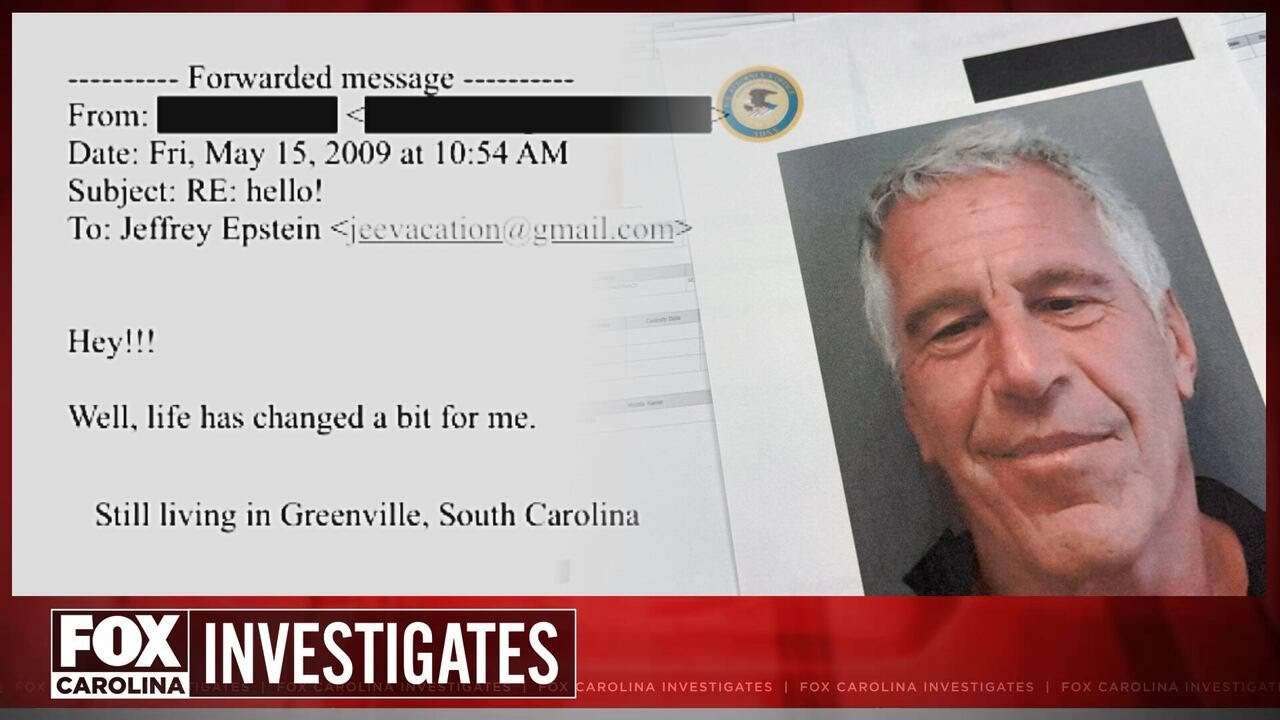 VIDEO: Dozens of Epstein Files include references to Greenville, SC