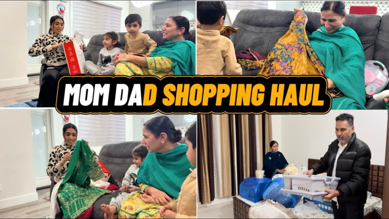 Canada🇨🇦ਤੋਂ India Ja K Sari Shopping Kiti 🛍️Harman ਨੂੰ ਕਿੰਨੇ Suit ਮਿਲ ਗਏ😍New Tv Le Aye- HarmanBeauty
