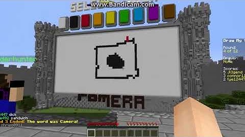DRAW MY THING - Minecraft Server Minigame (#1)