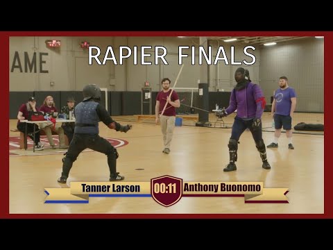 HEMA - Tanner's Rapier Finals Matches at the IFG Tournament of Roses 2025