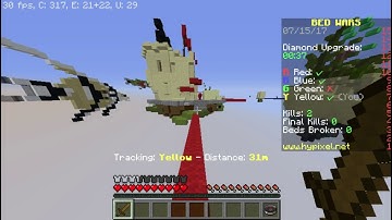 Gerry2k17 Hacking In Triples Bedwars Hypixel l Killaura Headsnaps, Reach, Antiknockback