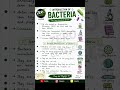 Introduction of Bacteria #biologynotes