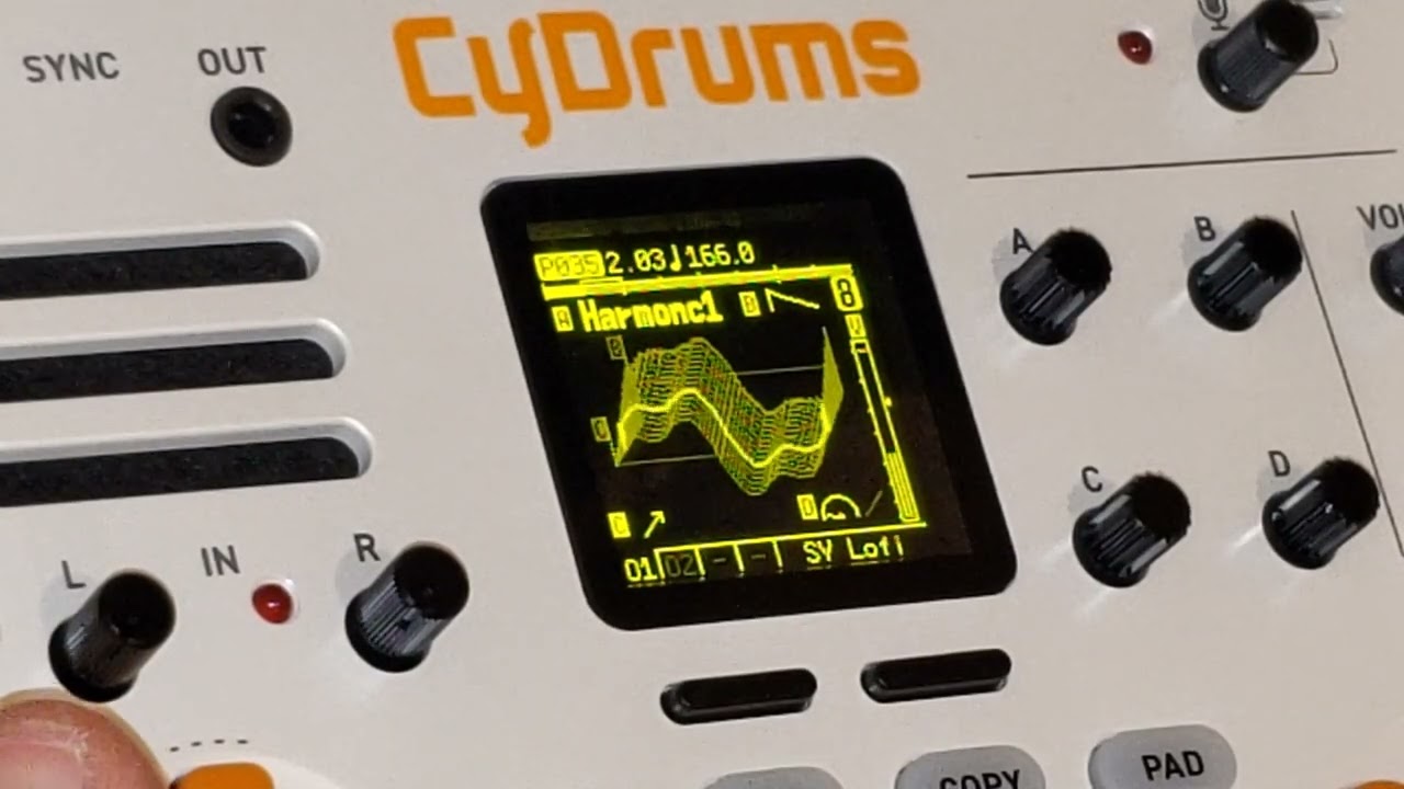 CyDrums wavetable drum synth first test drive