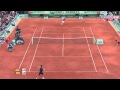 Nadal djokovic roland garros 2012 fantastic point 