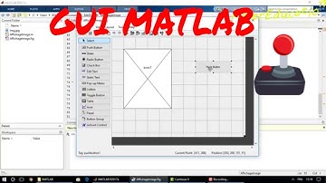 How to create GUI interface Matlab Tutorial  | GUI MATLAB شرح  [ PART 1]