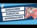 Orthoapproach  shoulder surgical approaches demonstration  orthopaedic academy