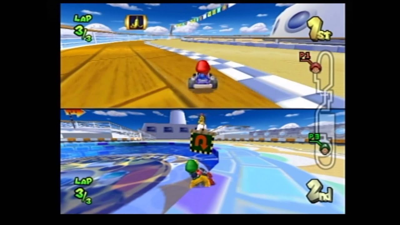 Mario Kart Double Dash 4 Player Gameplay 02 YouTube mario-kart-double-dash-4-player-gameplay-02-youtube