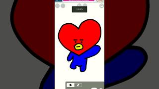 tata bt21 ❤️💙💛 | #bt21 #tata #vbts #boringthings #shorts #idispaint #btsshorts #bts |